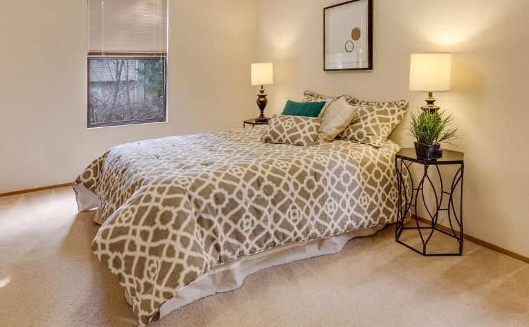Bedroom Carpet Flooring Example